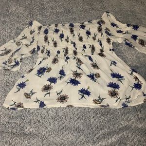 Off the shoulder blouse!